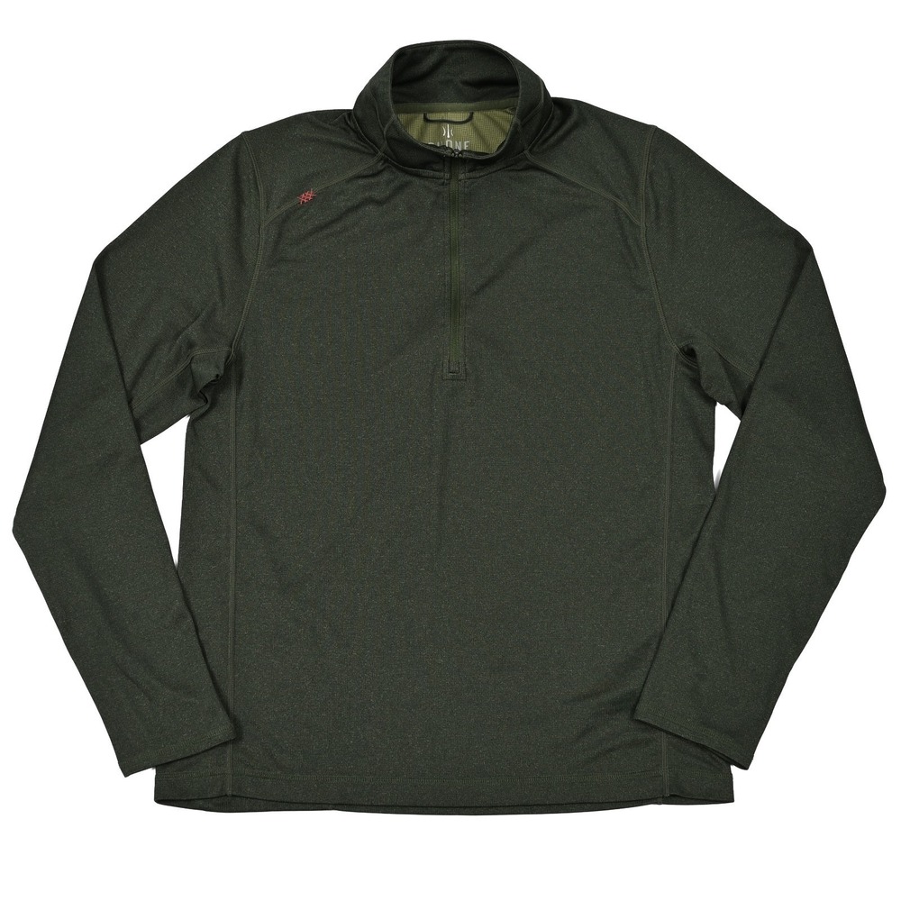 Rhone Quarter 1/4 Zip Pullover Mens Medium Gray Element Active Golf Lightweight‎